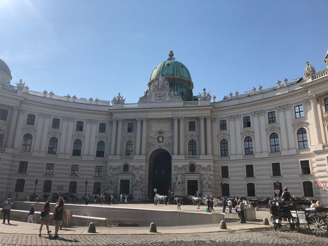 The Hofburg Palace.